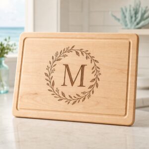 Monogram Maple Serving Board
